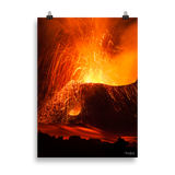 Affiche de La Réunion Éruption de Mai 2015 50 × 70 cm / Sans cadre - photographie Franck Grondin