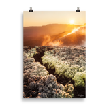 Affiche de La Réunion Éruption d'Août 2015 50 × 70 cm / Sans cadre - photographie Franck Grondin