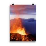 Affiche de La Réunion Rivière de Lave, Août 2015 50 × 70 cm / Sans cadre - photographie Franck Grondin