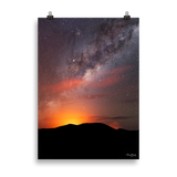 Affiche de La Réunion Éruption sous les Étoiles, Février 2019 50 × 70 cm / Sans cadre - photographie Franck Grondin
