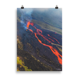 Affiche de La Réunion Éruption d'Octobre 2019 50 × 70 cm / Sans cadre - photographie Franck Grondin