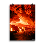Affiche de La Réunion Coulée de Février 2026 50 × 70 cm / Sans cadre - photographie Franck Grondin