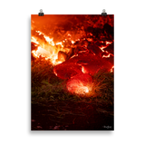 Affiche de La Réunion Éruption de Février 2026 50 × 70 cm / Sans cadre - photographie Franck Grondin