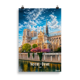 Affiche de Paris Notre-Dame 61 × 91 cm / Sans Cadre - Univile