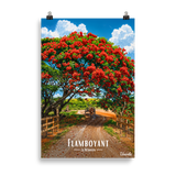 Affiche de la Réunion Flamboyant des champs 61 × 91 cm / Sans Cadre - Univile