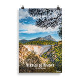 Affiche Barrage de la Sainte-Victoire   - Univ'île