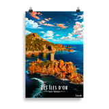 Affiche de Saint-Raphaël Les Îles d’Or 61 × 91 cm / Sans Cadre - Univile