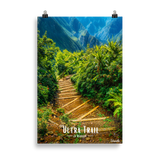 Affiche de la Réunion Ultra Trail 61 × 91 cm / Sans Cadre - Univile