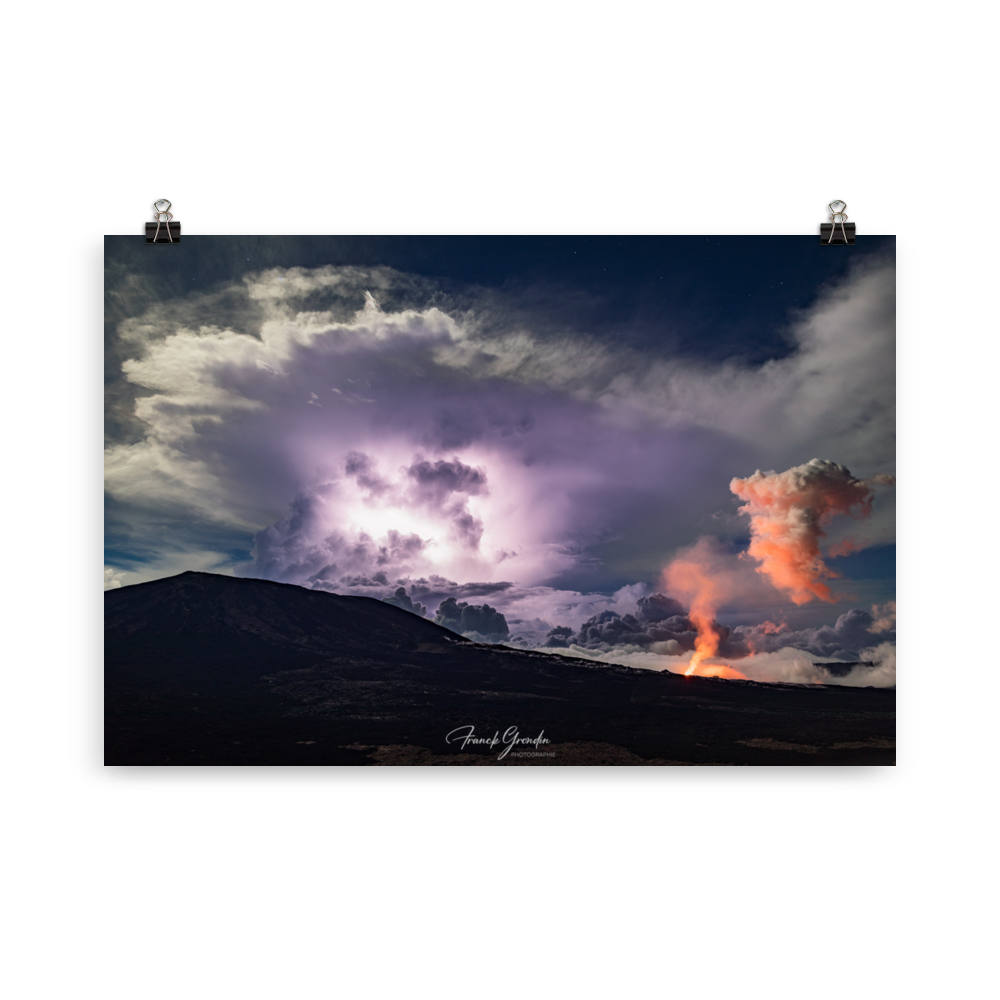 Affiche de La Réunion Tonnerre et Feu - Univile La Réunion (vue 1)