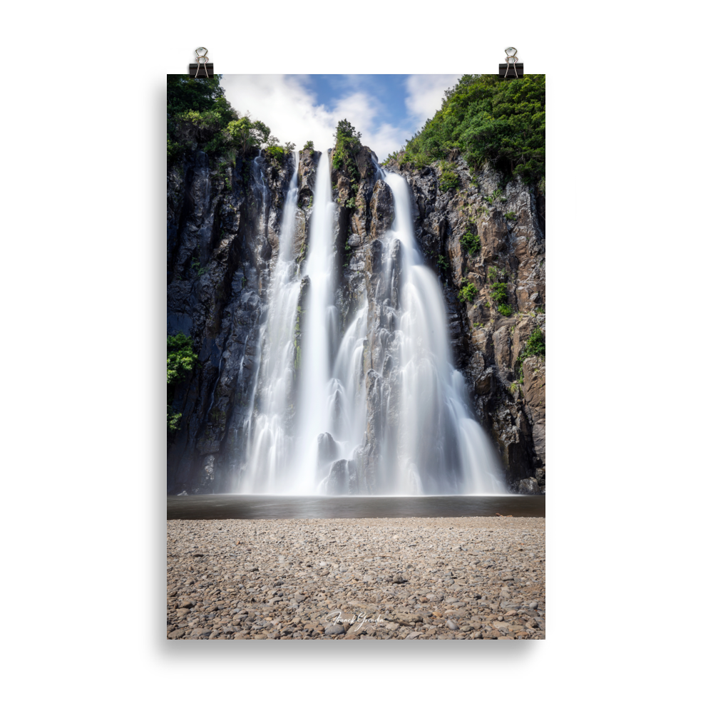 Affiche de La Réunion Cascade Niagara 61 × 91 cm / Sans cadre - Univile La Réunion