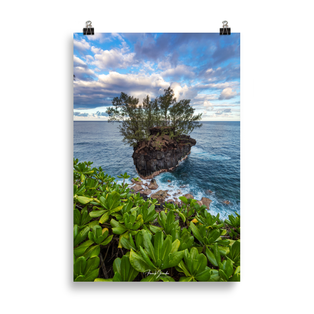 Affiche de La Réunion Roche Pas de Cabris 61 × 91 cm / Sans cadre - Univile La Réunion