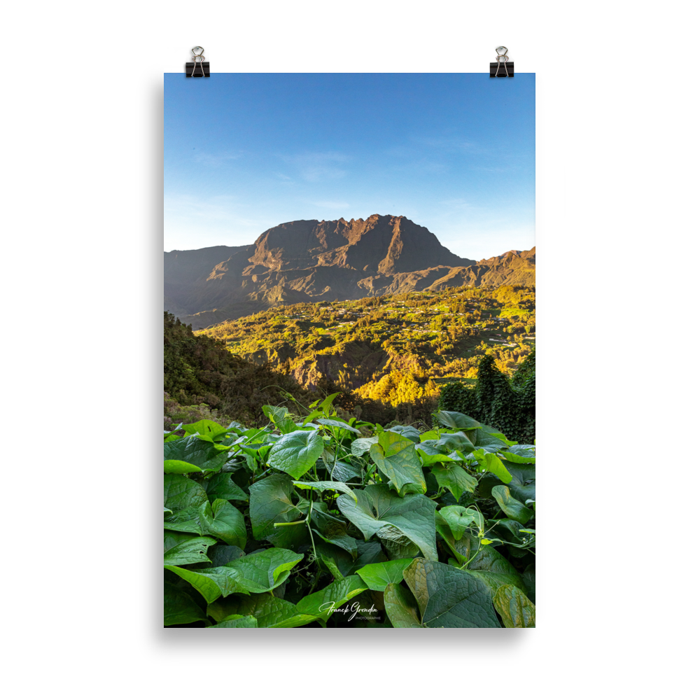 Affiche de La Réunion SUNRISE SALAZIE 61 × 91 cm / Sans cadre - Univile La Réunion