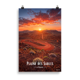 Affiche de La Réunion Plaine des Sables 61 × 91 cm / Sans cadre - Univile La Réunion