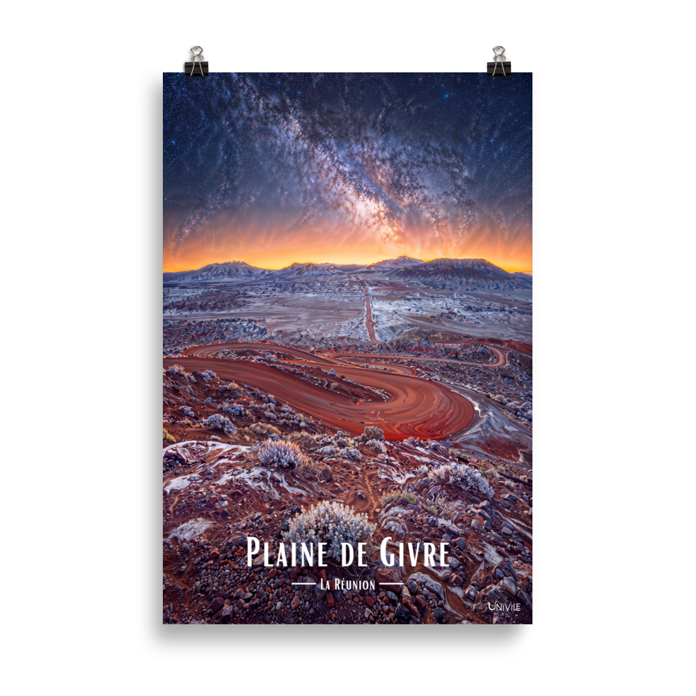 Affiche de La Réunion Plaine de Givre 61 × 91 cm / Sans cadre - Univile La Réunion