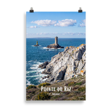 Affiche de Bretagne Pointe du Raz 61 × 91 cm / Sans cadre - Univile Bretagne