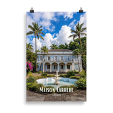 Affiche de La Réunion Maison Carrère 61 × 91 cm / Sans cadre - Univile La Réunion
