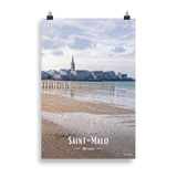 Affiche de Bretagne Saint-Malo 61 × 91 cm / Sans cadre - Univile Bretagne