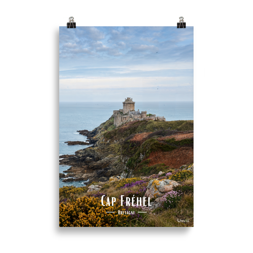 Affiche de Bretagne Cap Fréhel 61 × 91 cm / Sans cadre - Univile Bretagne