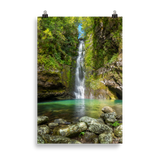 Affiche de La Réunion Cascade du Bassin Chouchou 61 × 91 cm / Sans cadre - photographie Franck Grondin