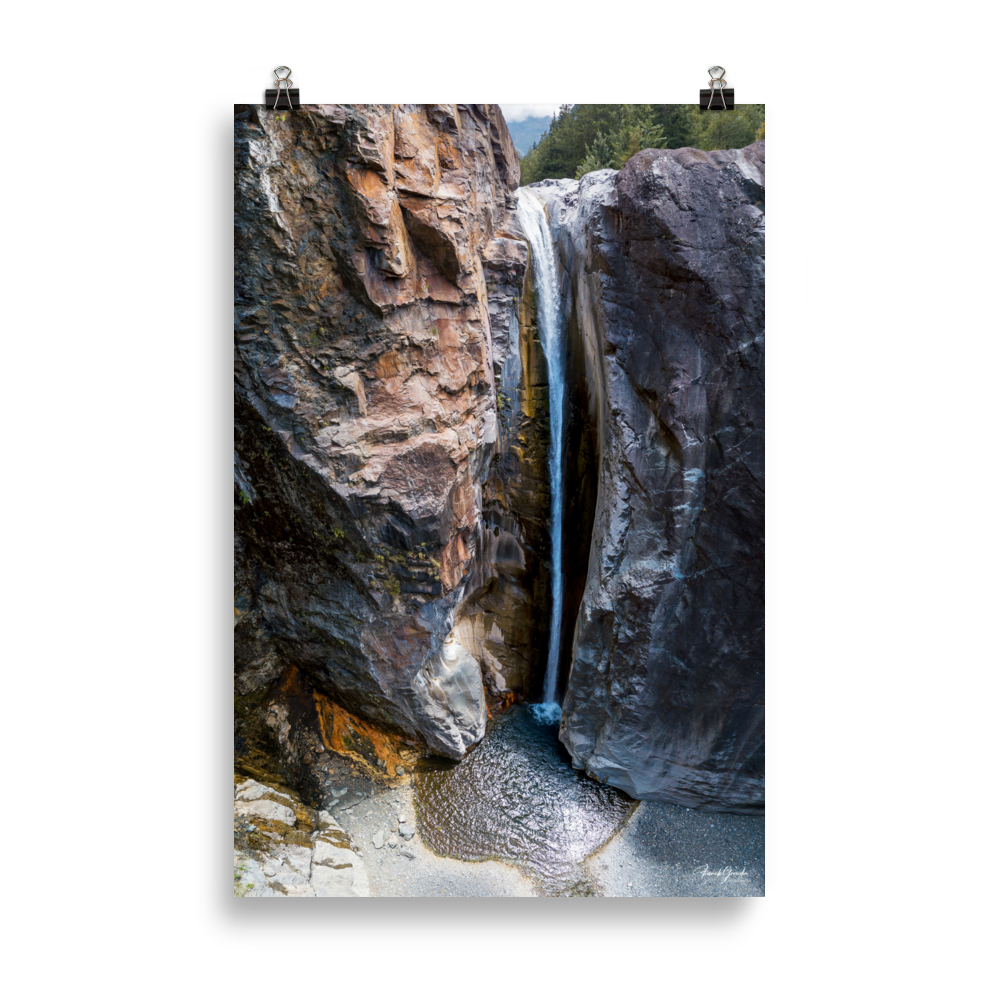 Affiche de La Réunion Cascade de Bras Rouge 61 × 91 cm / Sans cadre - photographie Franck Grondin