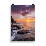 Affiche de La Réunion Crépuscule au Cap Champagne 61 × 91 cm / Sans cadre - photographie Franck Grondin