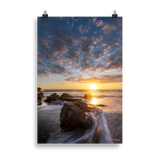 Affiche de La Réunion Coucher de Soleil à la Pointe du Diable 61 × 91 cm / Sans cadre - photographie Franck Grondin