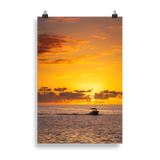 Affiche de La Réunion Retour au Port au Soleil Couchant 61 × 91 cm / Sans cadre - photographie Franck Grondin