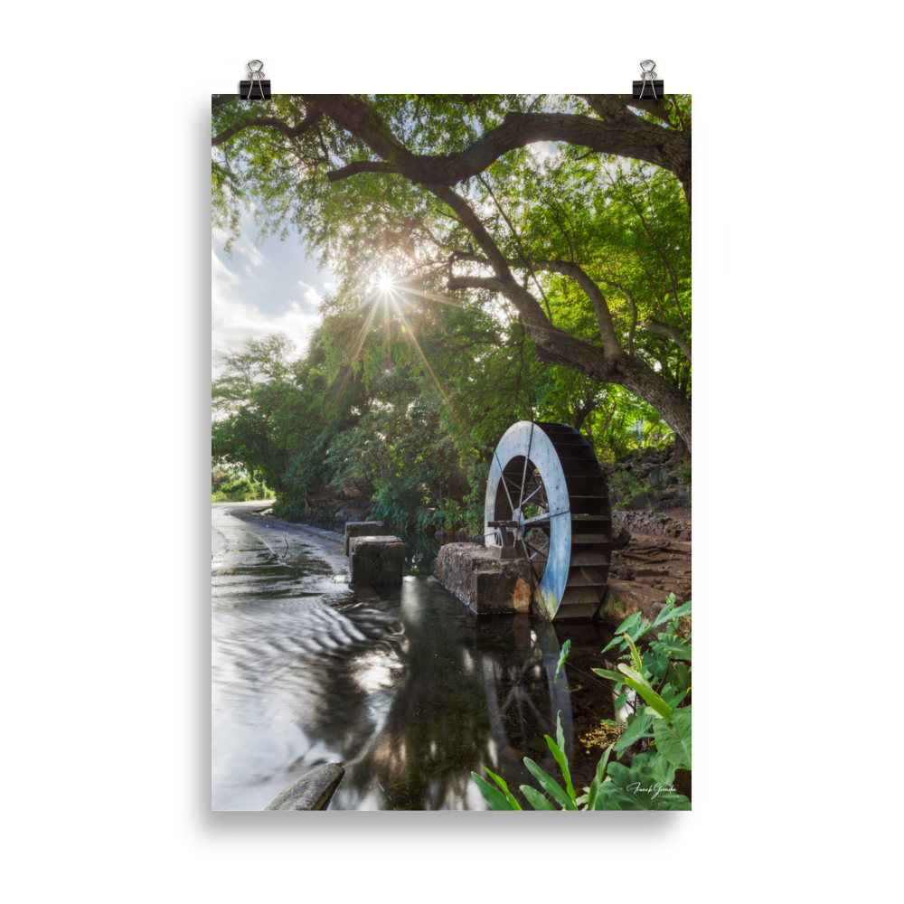 Affiche de La Réunion Le Moulin de la Tour des Roches 61 × 91 cm / Sans cadre - photographie Franck Grondin