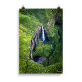Affiche de La Réunion Le Trou de Fer vu du Ciel 61 × 91 cm / Sans cadre - photographie Franck Grondin