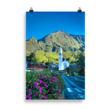 Affiche de La Réunion L'Église Notre-Dame-des-Neiges de Cilaos 61 × 91 cm / Sans cadre - photographie Franck Grondin