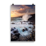 Affiche de La Réunion Coucher de Soleil à la Pointe des Châteaux 61 × 91 cm / Sans cadre - photographie Franck Grondin