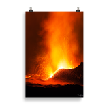 Affiche de La Réunion Fontaines de Lave, Mai 2015 61 × 91 cm / Sans cadre - photographie Franck Grondin
