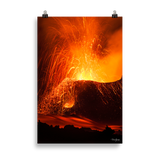 Affiche de La Réunion Éruption de Mai 2015 61 × 91 cm / Sans cadre - photographie Franck Grondin