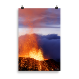 Affiche de La Réunion Rivière de Lave, Août 2015 61 × 91 cm / Sans cadre - photographie Franck Grondin