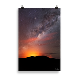 Affiche de La Réunion Éruption sous les Étoiles, Février 2019 61 × 91 cm / Sans cadre - photographie Franck Grondin