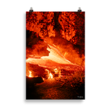 Affiche de La Réunion Coulée de Février 2026 61 × 91 cm / Sans cadre - photographie Franck Grondin