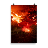 Affiche de La Réunion Éruption de Février 2026 61 × 91 cm / Sans cadre - photographie Franck Grondin