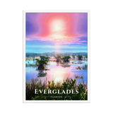Poster Everglades Blanc 50 × 70 cm