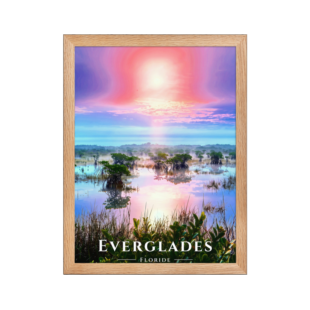 Poster Everglades Oak 30 × 40 cm