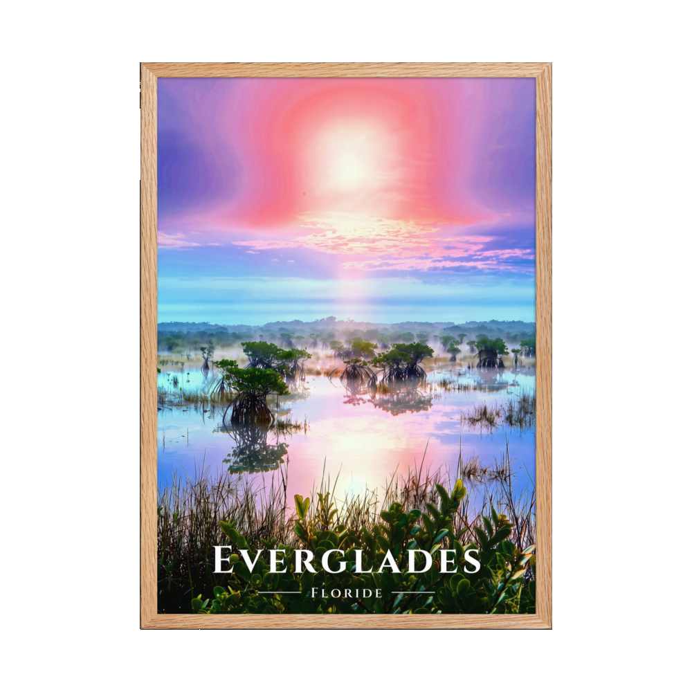 Poster Everglades Oak 50 × 70 cm