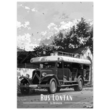 Affiche de la Réunion Car Courant d’Air Noir & Blanc 50 × 70 cm / Sans Cadre - Univile