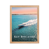 Affiche de Floride Key Biscayne 30 × 40 cm / Oak - Univile Floride