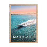 Affiche de Floride Key Biscayne 50 × 70 cm / Oak - Univile Floride