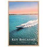 Affiche de Floride Key Biscayne 61 × 91 cm / Oak - Univile Floride