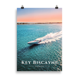 Affiche de Floride Key Biscayne 50 × 70 cm / Sans cadre - Univile Floride