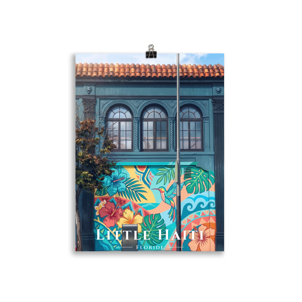 Poster Little Haiti Sans cadre 30 × 40 cm