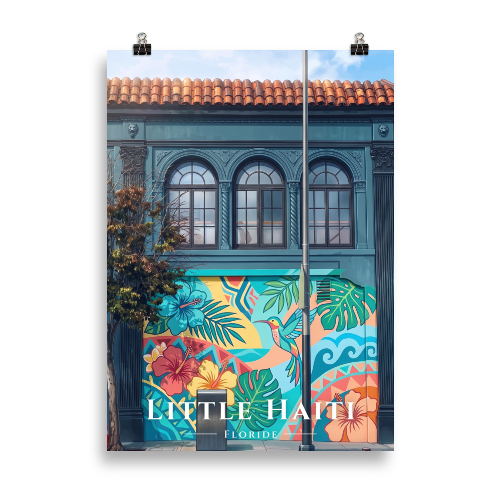Poster Little Haiti Sans cadre 50 × 70 cm