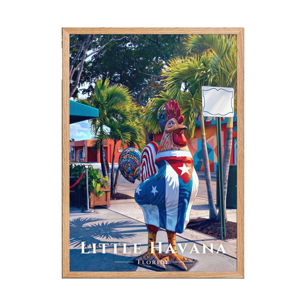 Poster Little Havana Oak 50 × 70 cm