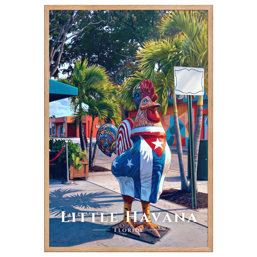 Poster Little Havana Oak 61 × 91 cm