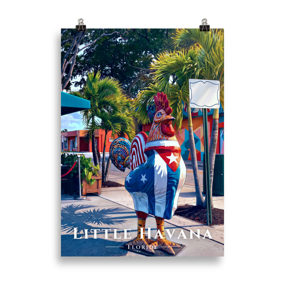 Poster Little Havana Sans cadre 50 × 70 cm